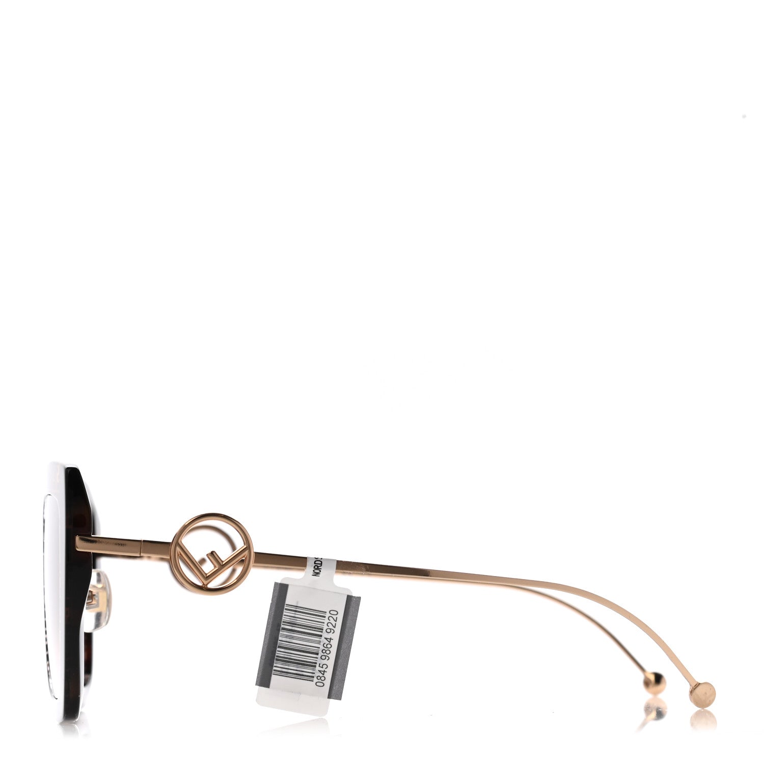 Fendi Acetate Metal F is Fendi FF Square Cat Eye Sunglasses FF 0424/F/S Havana 3 of 7