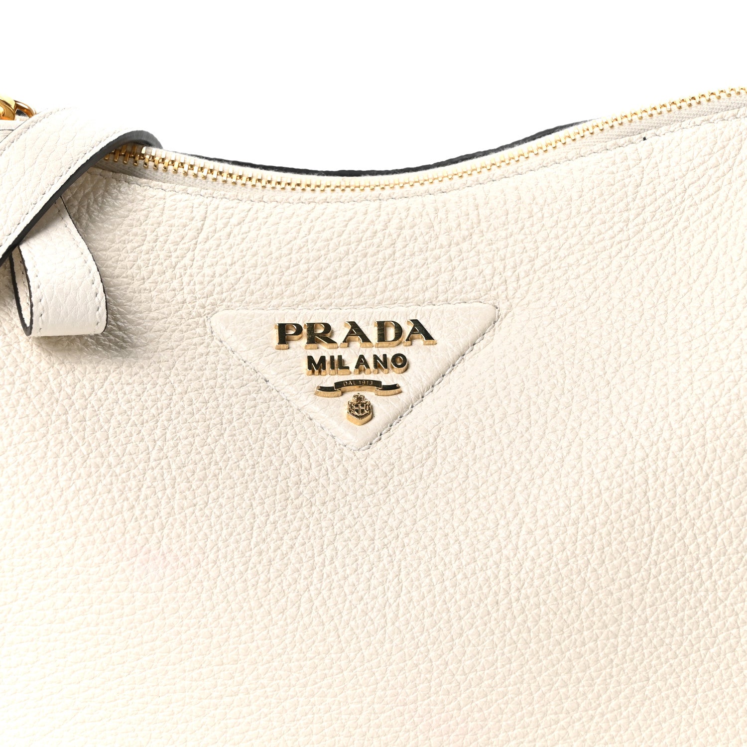 Prada Vitello Daino Small Shoulder Bag White 6 of 8