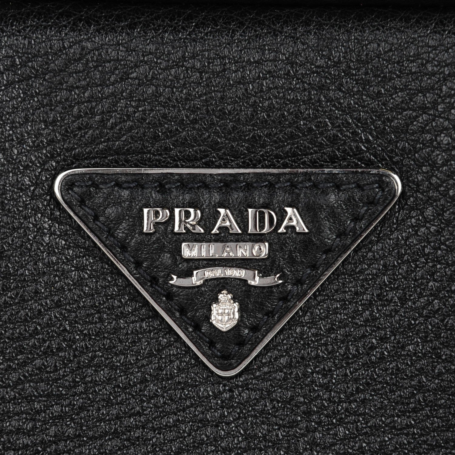 Prada Vitello Daino Top Handle Bag Nero Black 7 of 9