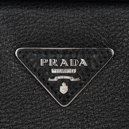 Prada Vitello Daino Top Handle Bag Nero Black 7 of 9