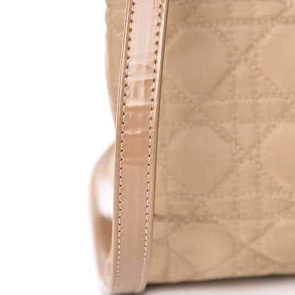 Christian Dior Nylon Cannage Medium Lady Dior Beige 11 of 14