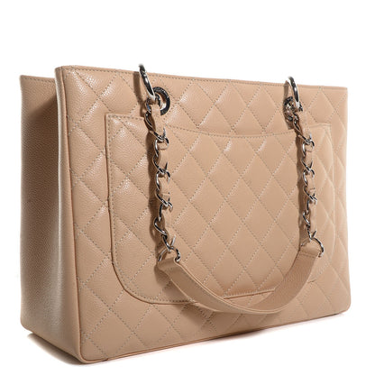Chanel Caviar Grand Shopping Tote GST Beige Clair 3 of 8