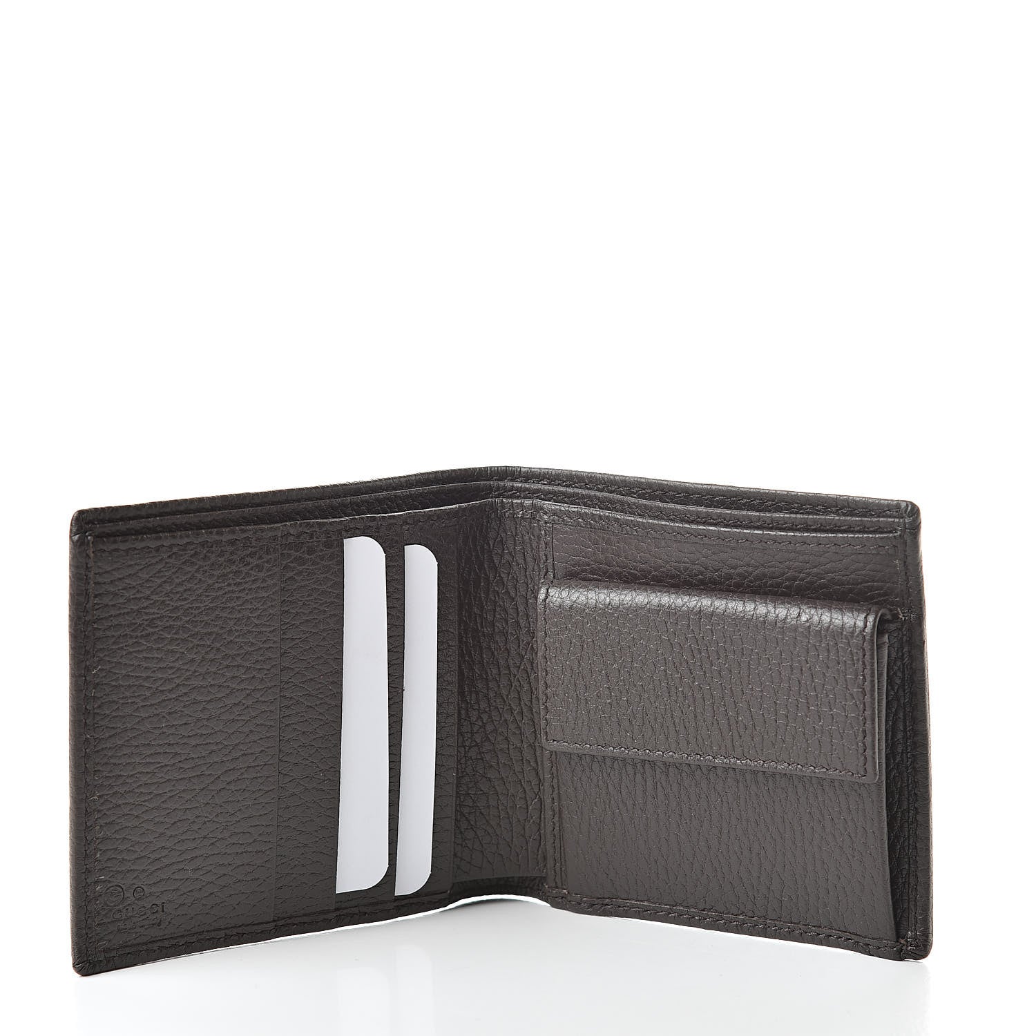 Gucci Monogram Bi-Fold Wallet Dark Brown 5 of 8