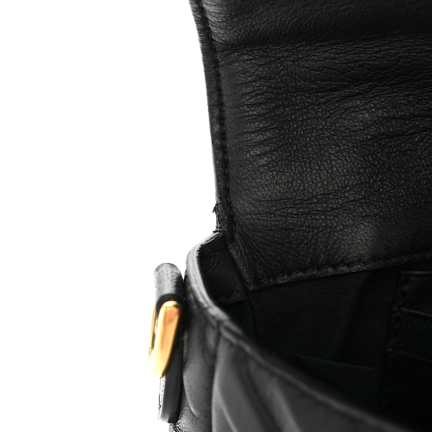 Fendi Nappa FF 1974 Embossed Mini Baguette Black 12 of 12