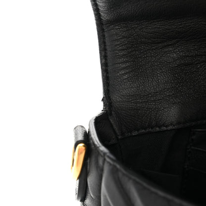 Fendi Nappa FF 1974 Embossed Mini Baguette Black 12 of 12