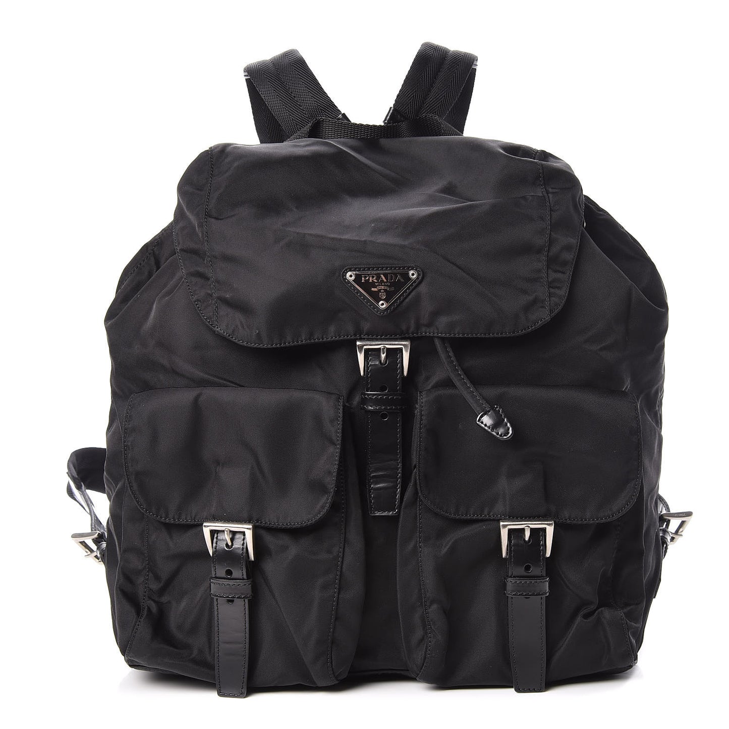 Nylon Vela Medium Backpack Black