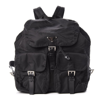 Prada Nylon Vela Medium Backpack Black 1 of 15