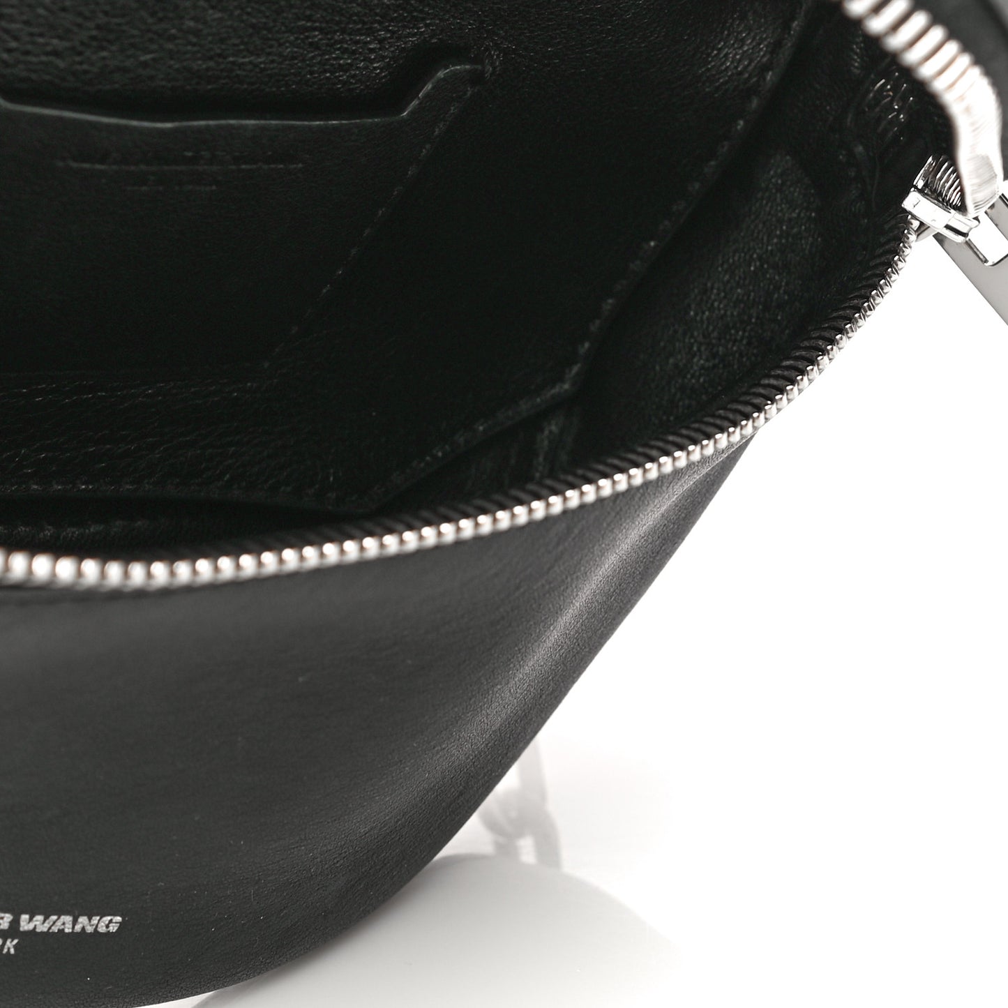 Calfskin Chain Ace Belt Bag Black
