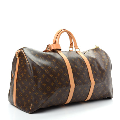 Louis Vuitton Monogram Keepall Bandouliere 55 2 of 9