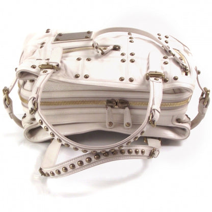 Louis Vuitton Lambskin Riveting White 6 of 9