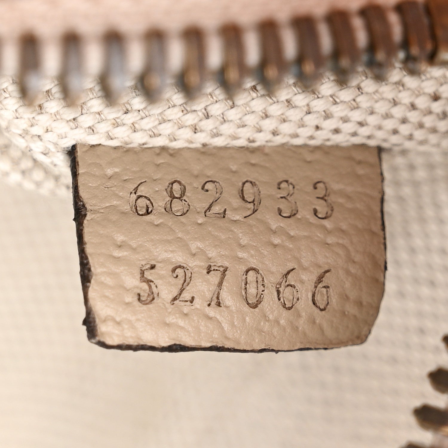 Gucci GG Supreme Monogram Textured Calfskin Web Retro Interlocking G Belt Bag Beige Mystic White Oatmeal 7 of 14