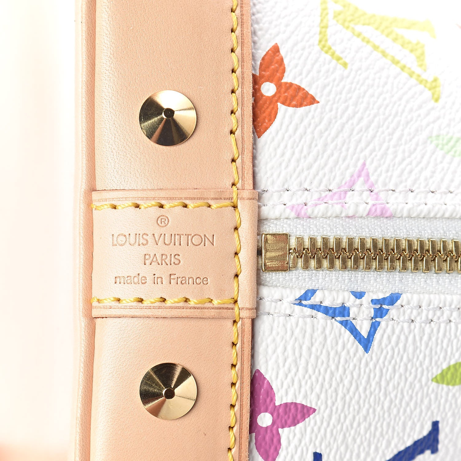 Louis Vuitton Monogram Multicolor Alma White 5 of 8