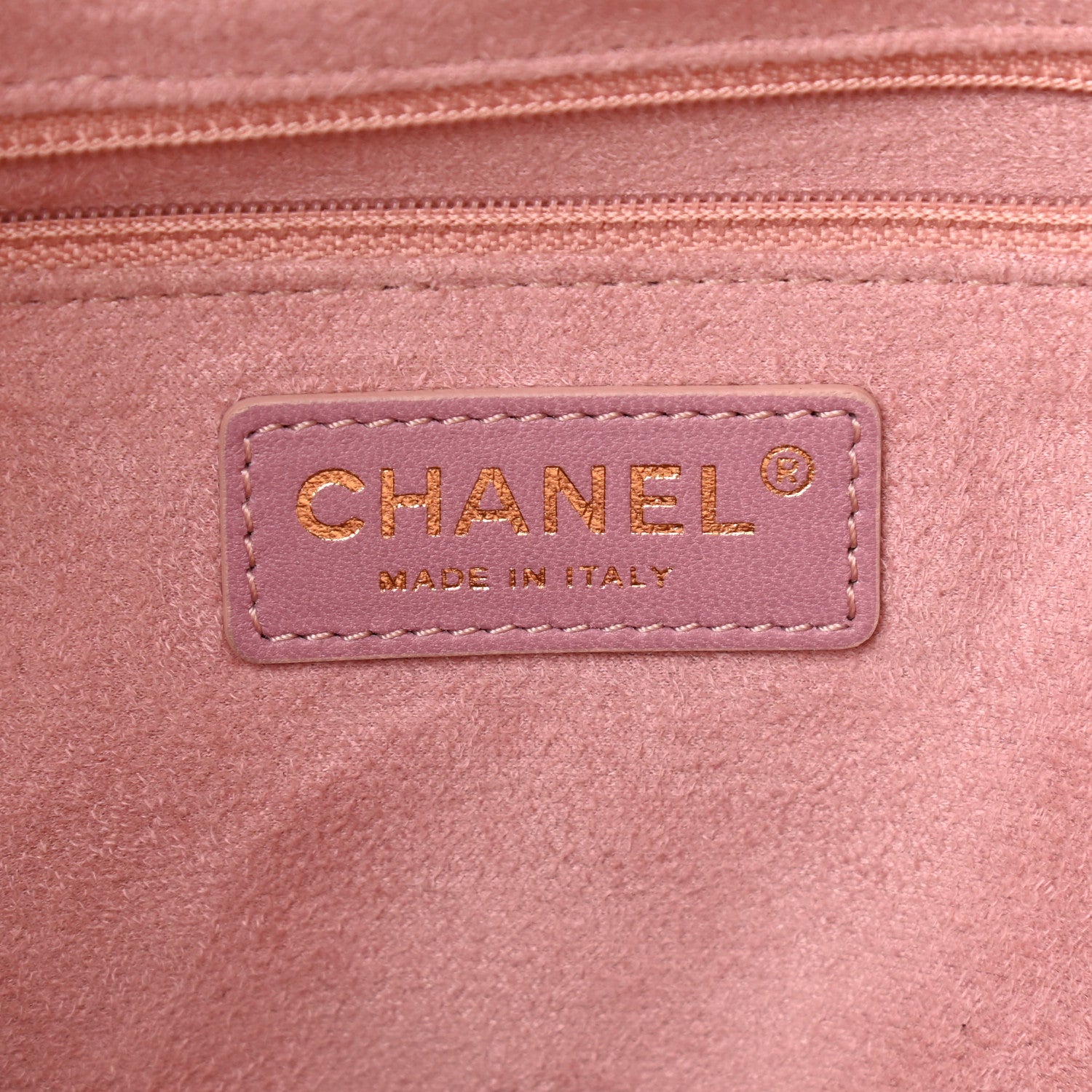 Chanel Caviar Deauville Drawstring Bucket Bag Light Pink 6 of 13