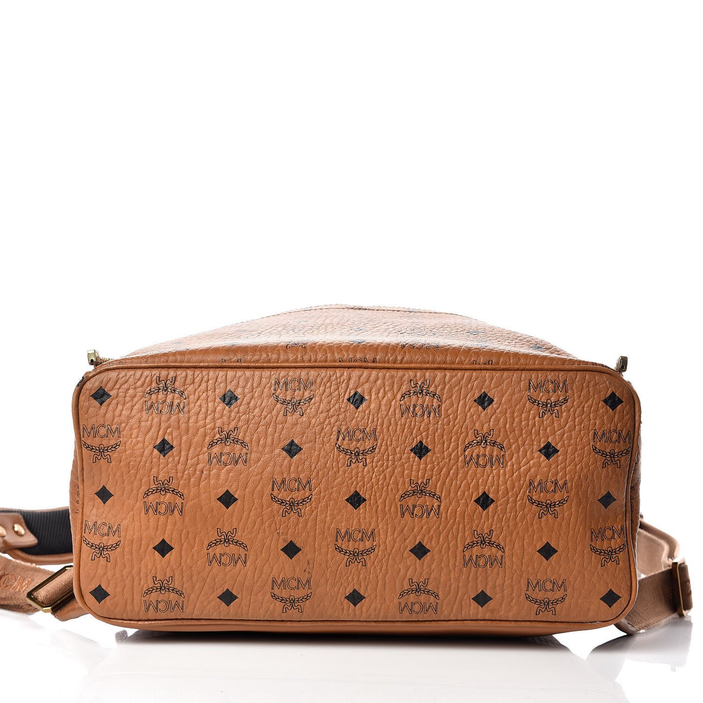 Visetos Studded Medium Dual Stark Backpack Cognac