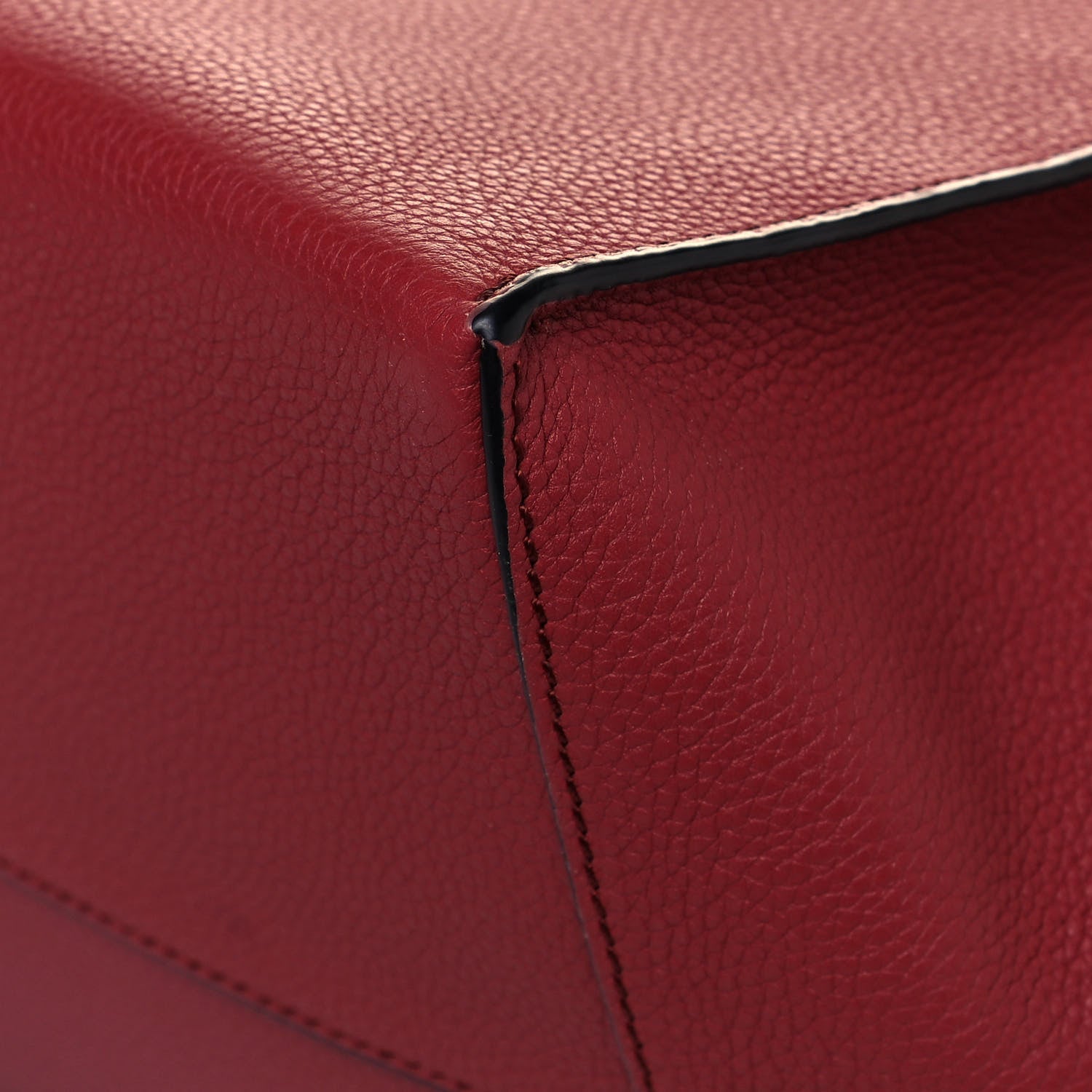 Loewe Soft Grained Calfskin Medium Cushion Tote Merlot 8 of 13