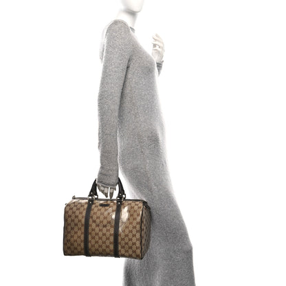 Gucci Crystal Monogram Medium Joy Boston Dark Brown 2 of 10