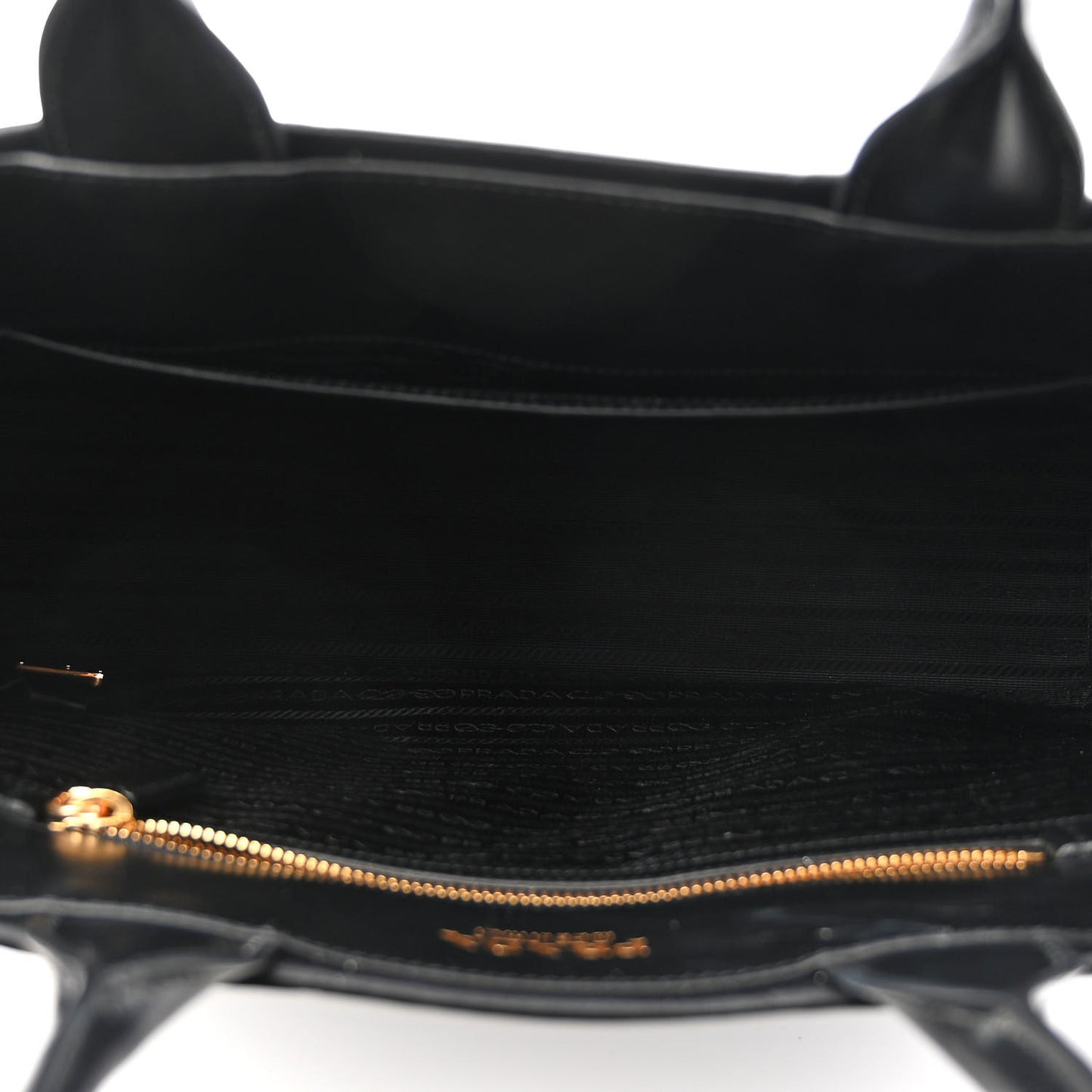 Soft Calfskin Triangolo Symbole Embossed Medium Tote Black