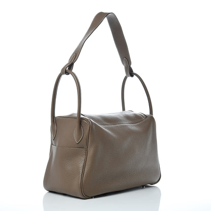 Hermes Taurillon Clemence Lindy 34 Etoupe 3 of 14