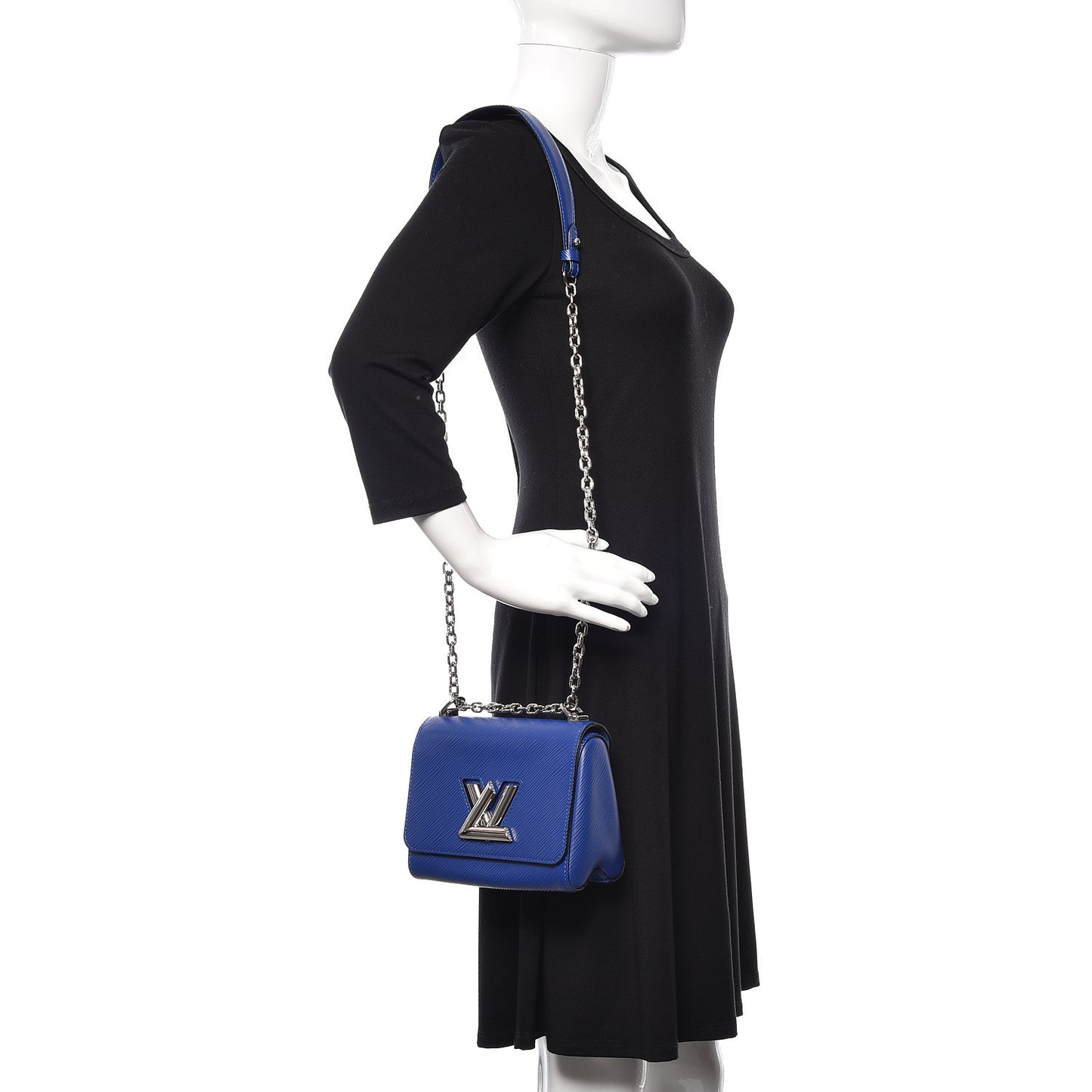 Epi Twist Shoulder Bag PM Blueberry