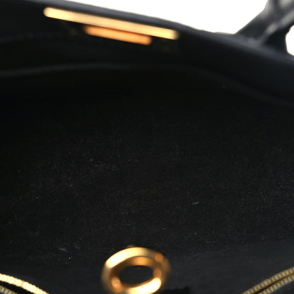 Louis Vuitton Calfskin Monogram On My Side PM Black 5 of 9