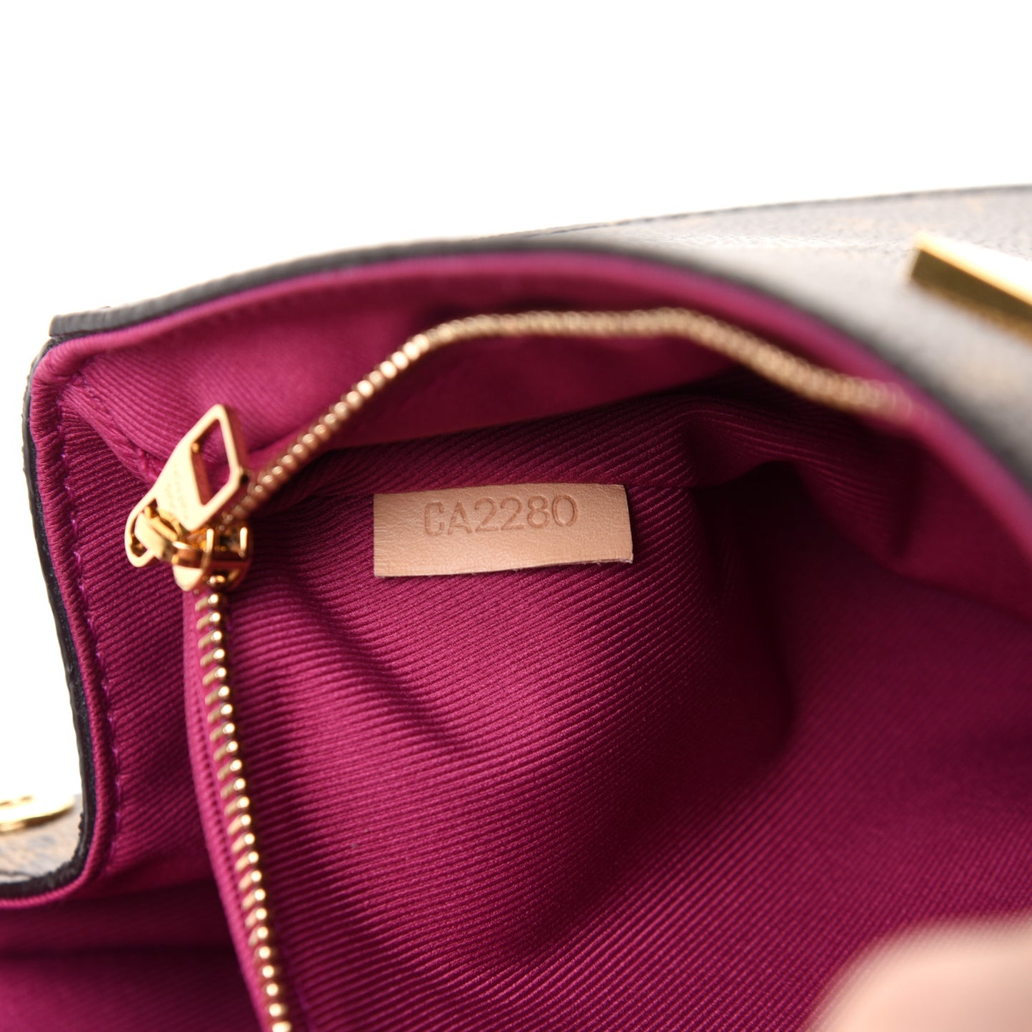 Monogram Cluny BB Bordeaux Fuchsia