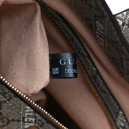 Gucci X BALENCIAGA GG Supreme Monogram Logo Print Medium Jackie 1961 Hobo Beige Ebony 8 of 14