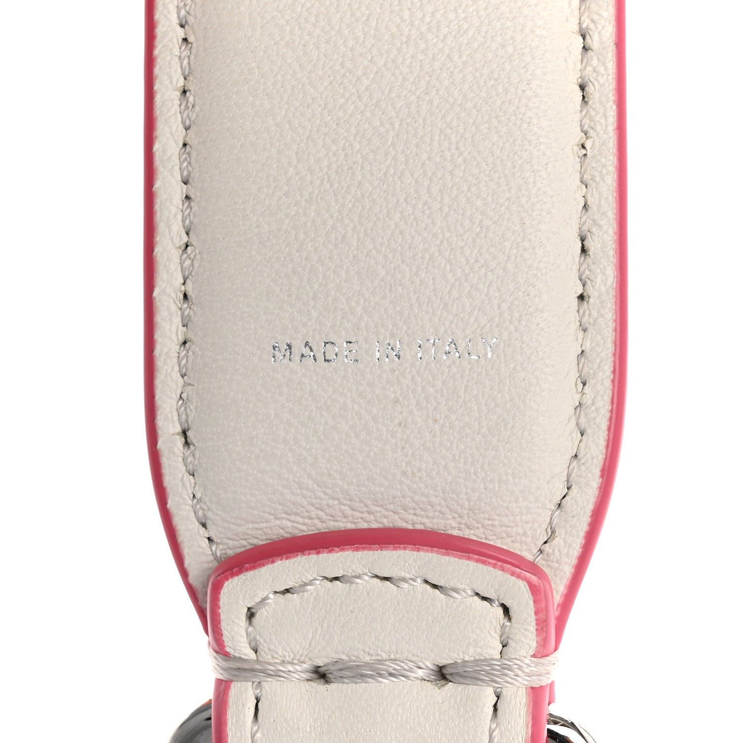 Fendi Vitello Dolce Plexiglass Studded Mini Strap You White Multicolor 5 of 8
