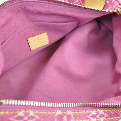 Louis Vuitton Monogram Denim Neo Speedy Fuchsia 7 of 9