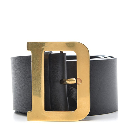 Christian Dior Calfskin Diorquake Belt 90 Black 1 of 7