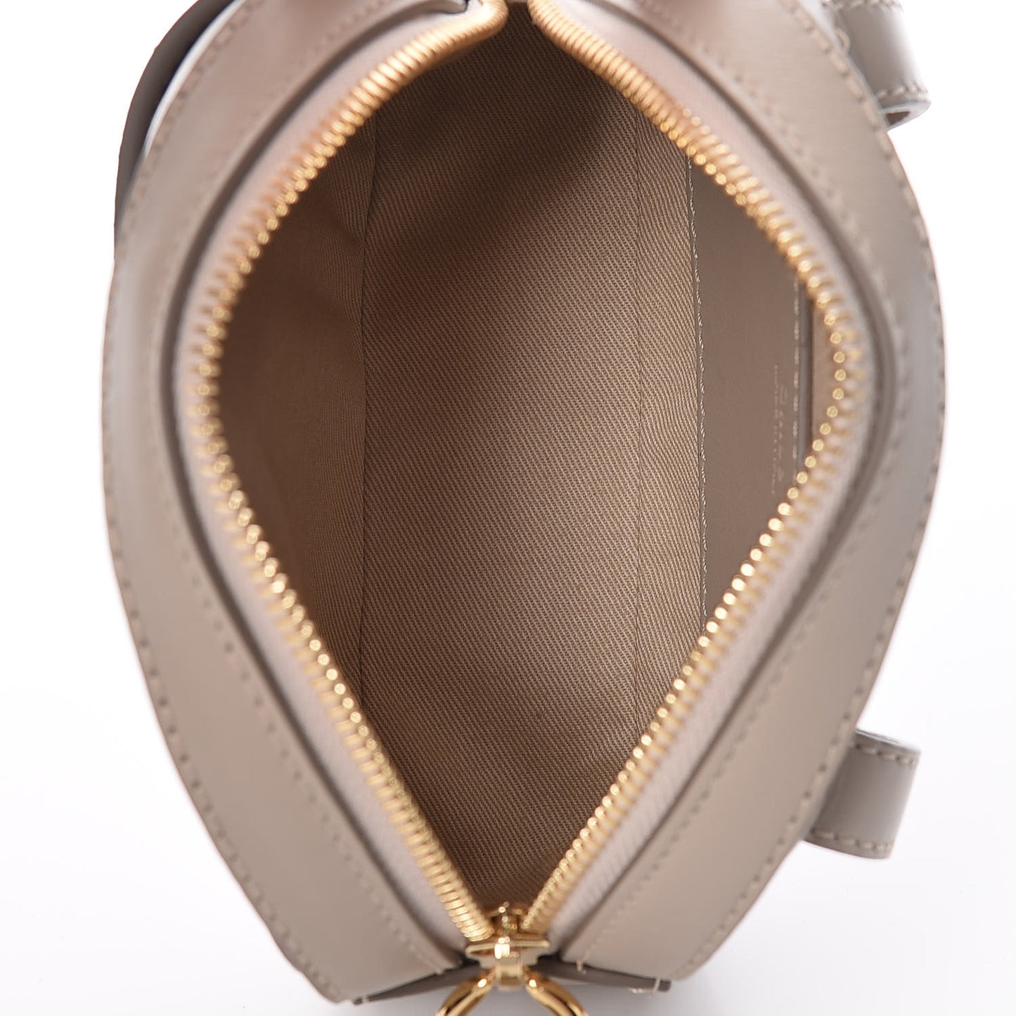Smooth Calfskin Little Horses Embroidered Signature Belt Bag Pastel Grey