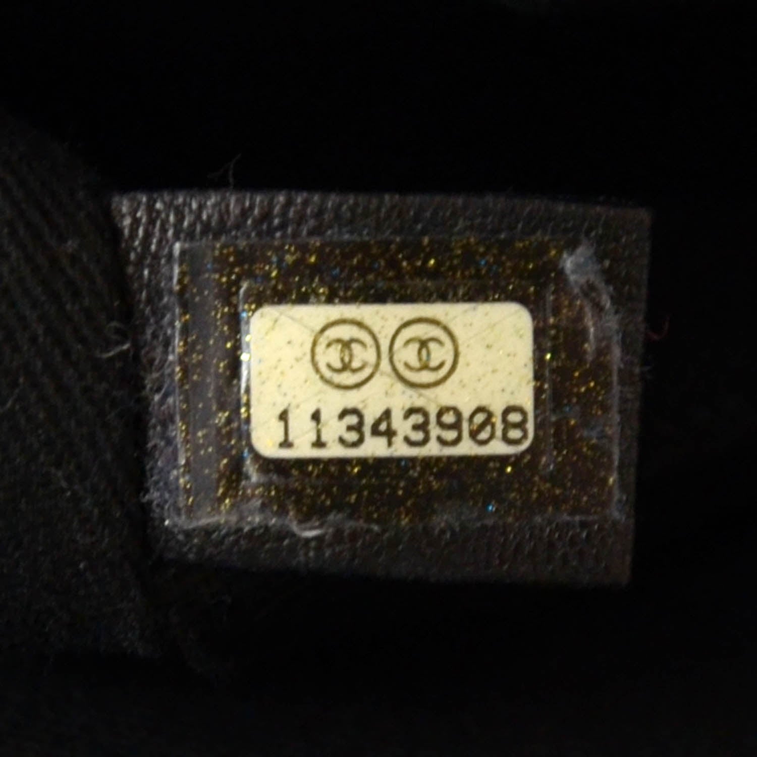 Chanel Terry Cotton Baby Animals Diaper Bag Black 9 of 10
