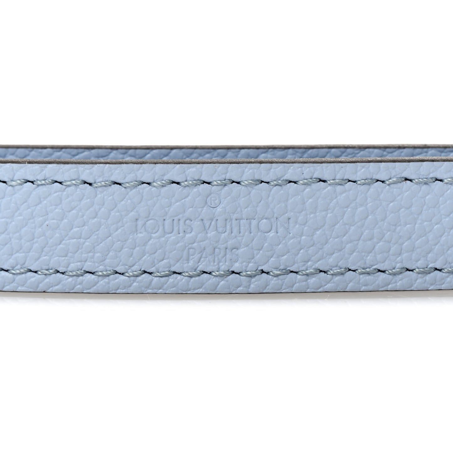 Calfskin Buci Shoulder Strap Bleu Nuage