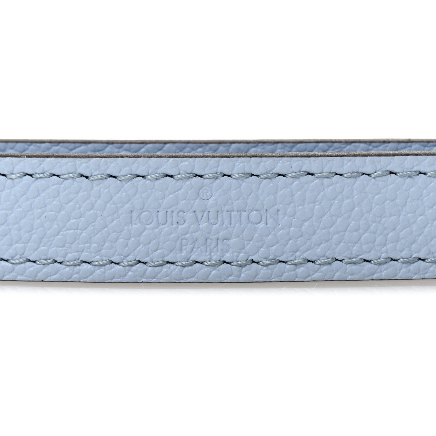 Louis Vuitton Calfskin Buci Shoulder Strap Bleu Nuage 4 of 4