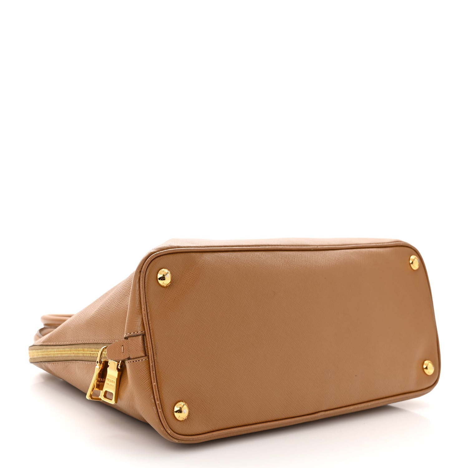 Prada Saffiano Lux Medium Promenade Tote Caramel 4 of 17