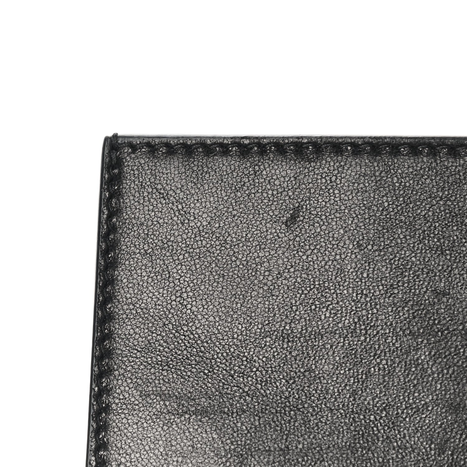 Saint Laurent Calfskin 5 Fragments Zip Pouch Card Holder Black 6 of 12