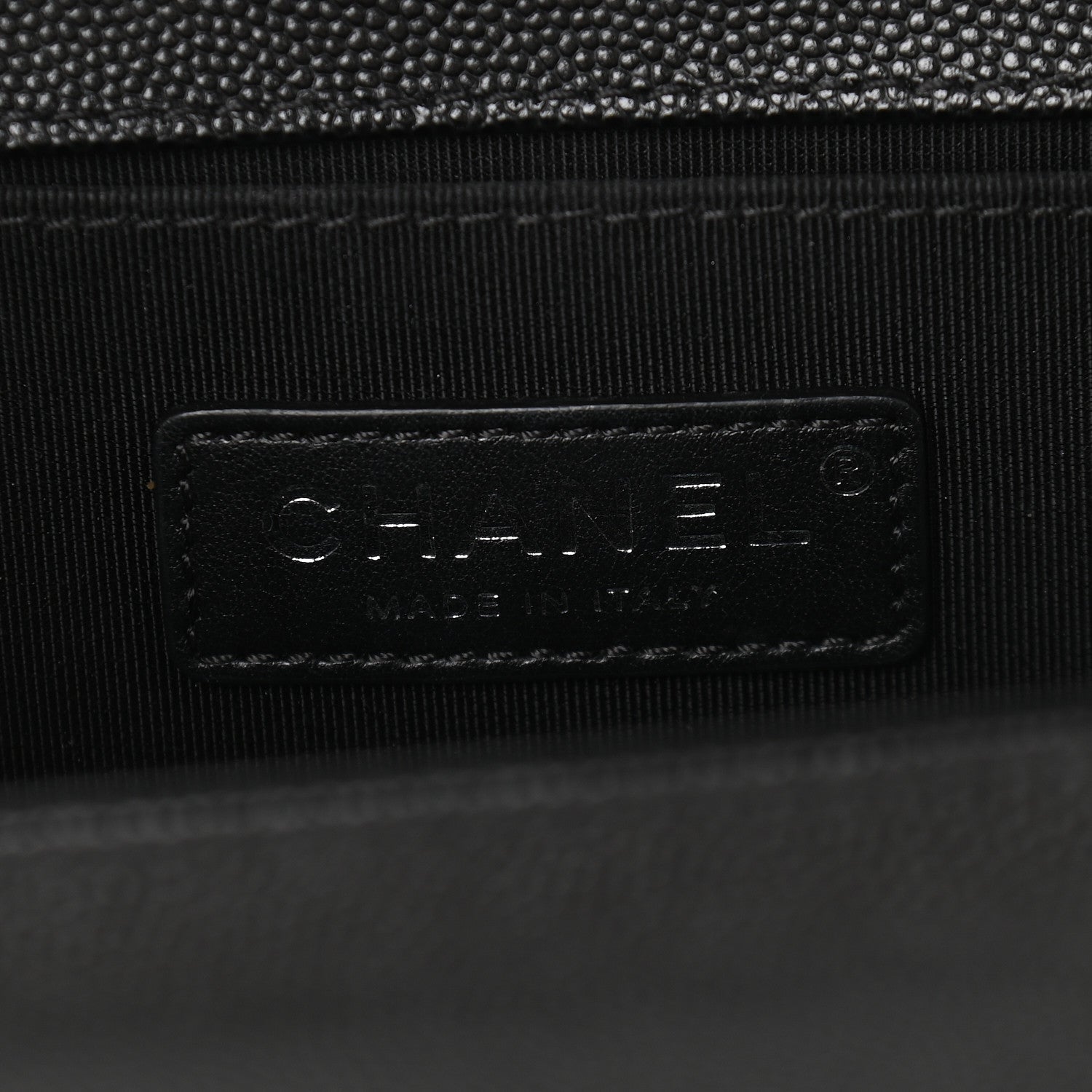 Chanel Caviar Quilted Medium Boy Flap Black 6 of 9