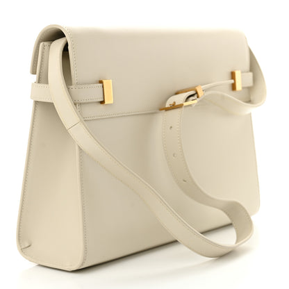 Saint Laurent Smooth Calfskin Manhattan Shoulder Bag Crema Soft 3 of 13