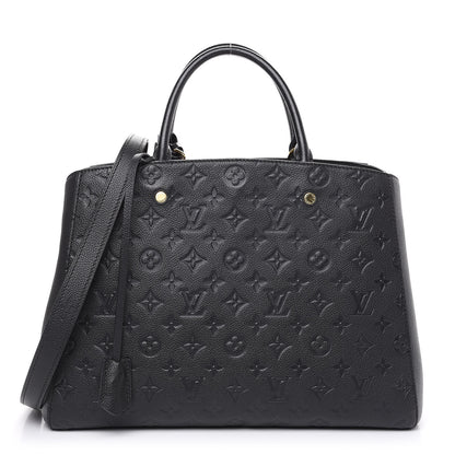 Louis Vuitton Empreinte Montaigne GM Black 1 of 9