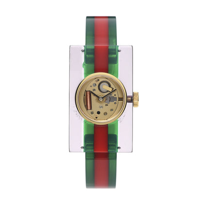 Gucci Stainless Steel Plexiglass 24mm Quartz Watch 1 of 6