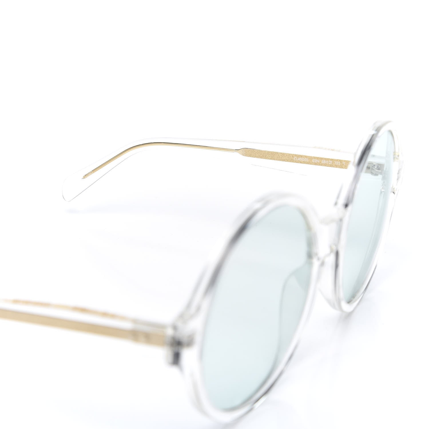 Celine Round Sunglasses CL 400511 Transparent 6 of 7