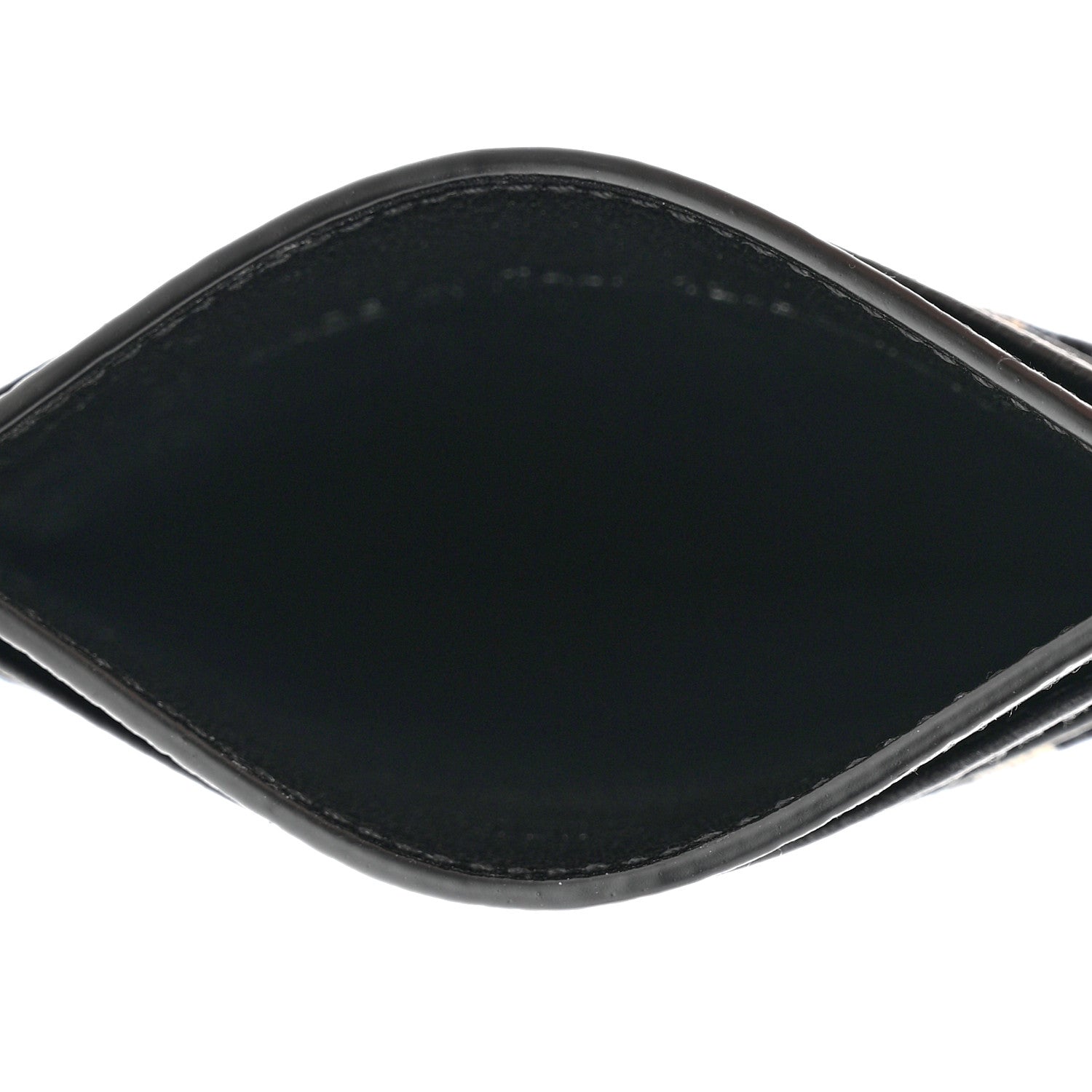 Christian Dior Grained Calfskin Oblique Card Holder Black 5 of 8