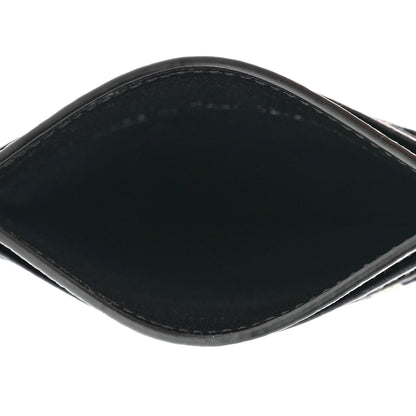 Christian Dior Grained Calfskin Oblique Card Holder Black 5 of 8
