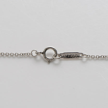 Tiffany Platinum Diamond .24ctw Circlet Pendant Necklace 4 of 5