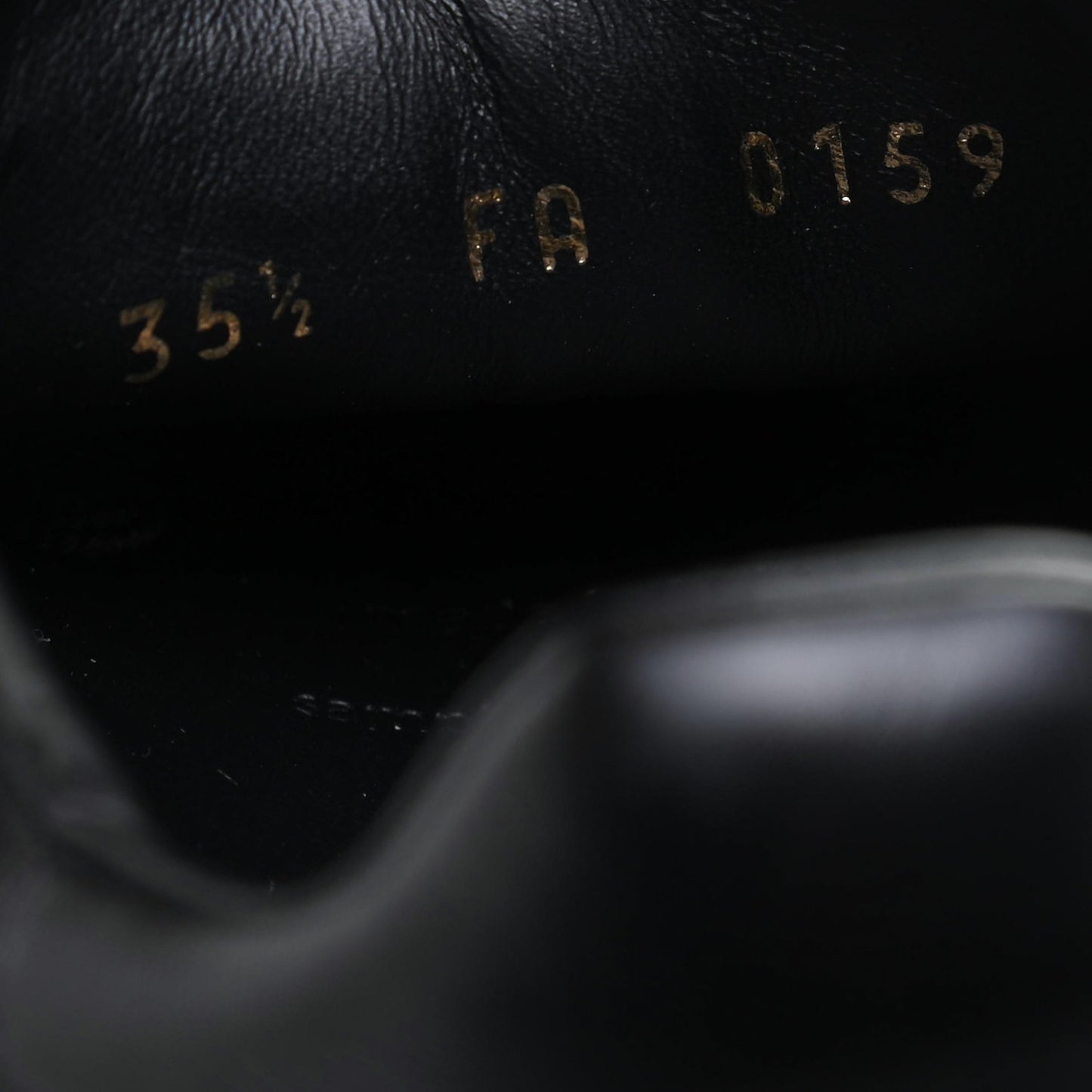 Calfskin Time Out Sneakers 35.5 Black