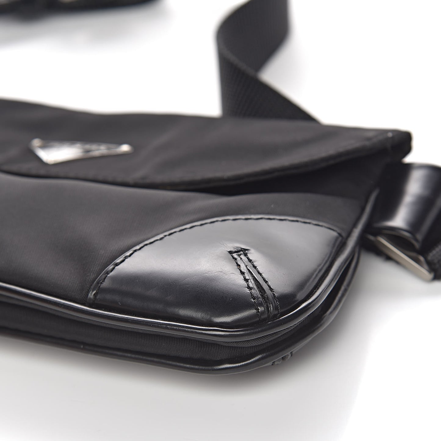 Tessuto Nylon Belt Bag Black