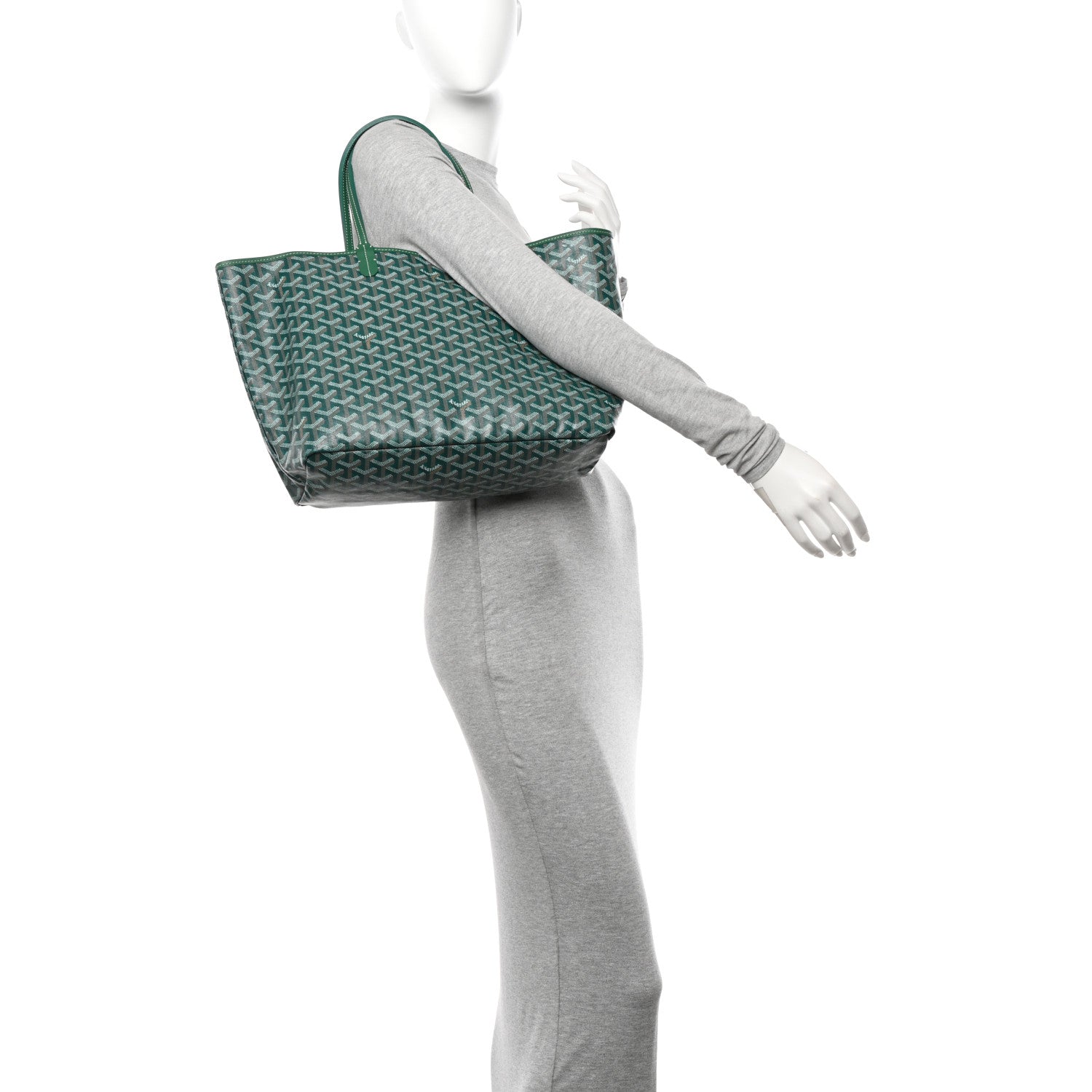 Goyard Goyardine Saint Louis PM Green 2 of 11