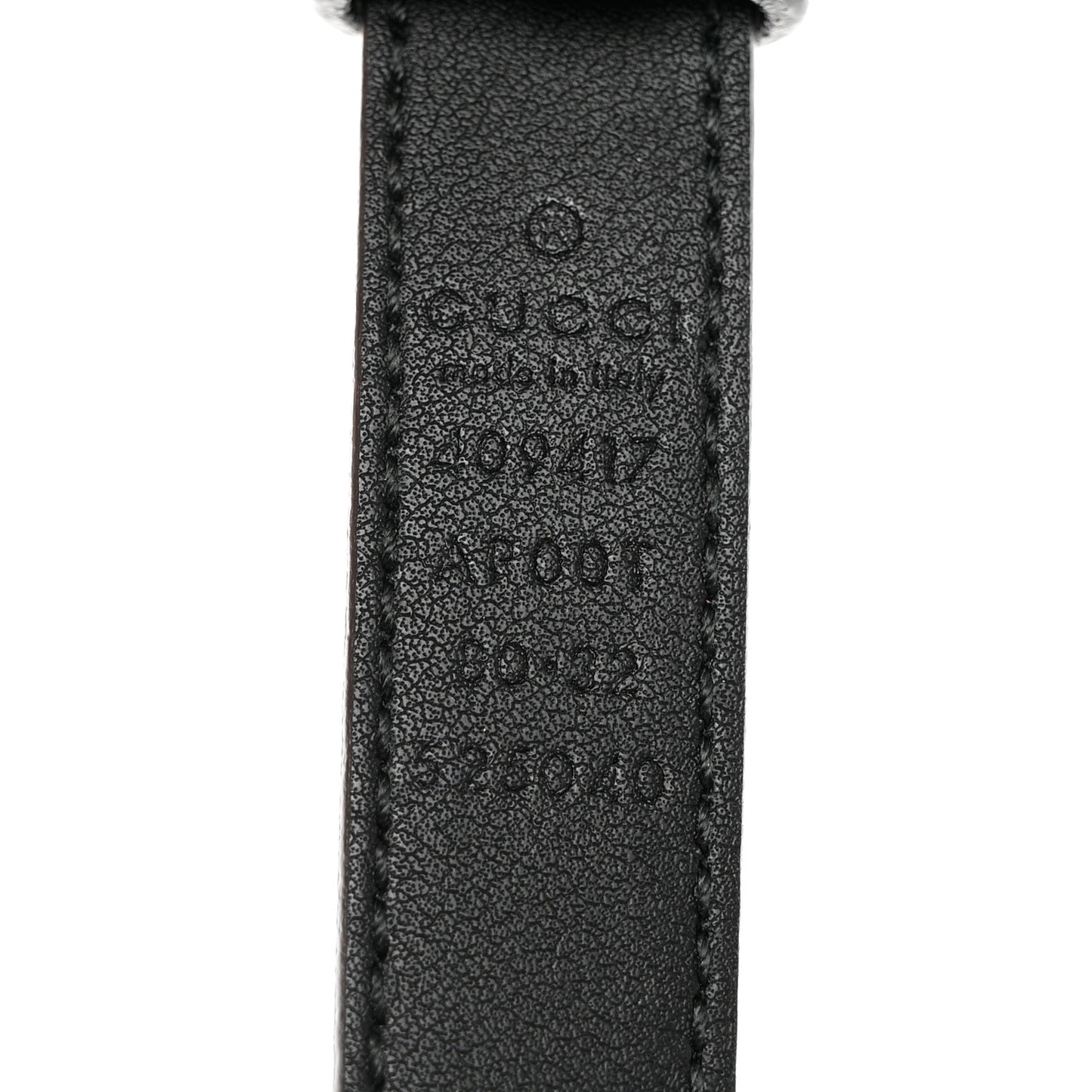 Calfskin Double G 20mm Belt 80 32 Black