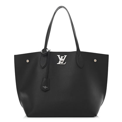 Louis Vuitton Calfskin Lockme Go Tote Black 1 of 9