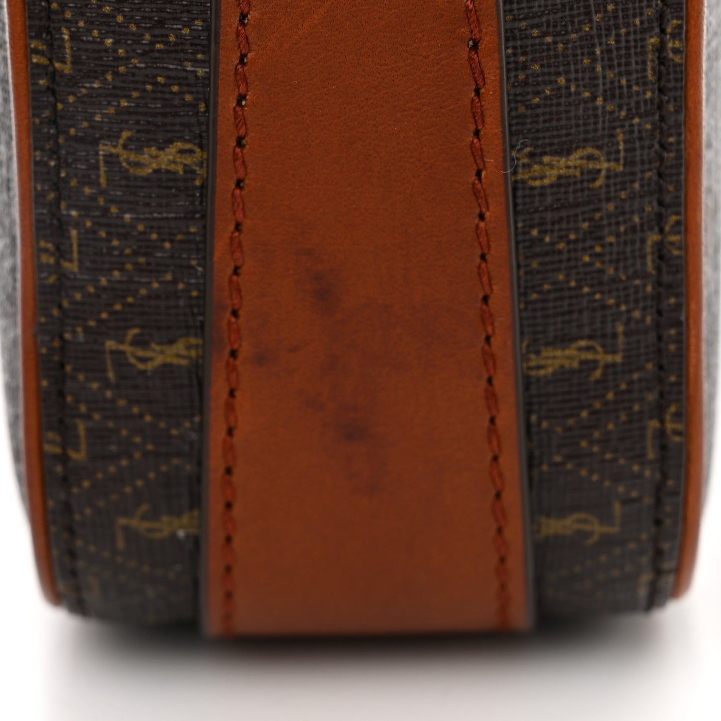 Canvas Smooth Calfskin Le Monogramme Camera Bag Chestnut