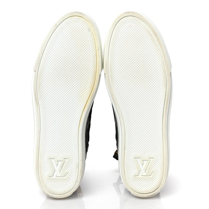 Louis Vuitton Velvet Monogram Stellar Sneakers 38.5 Black White 5 of 7